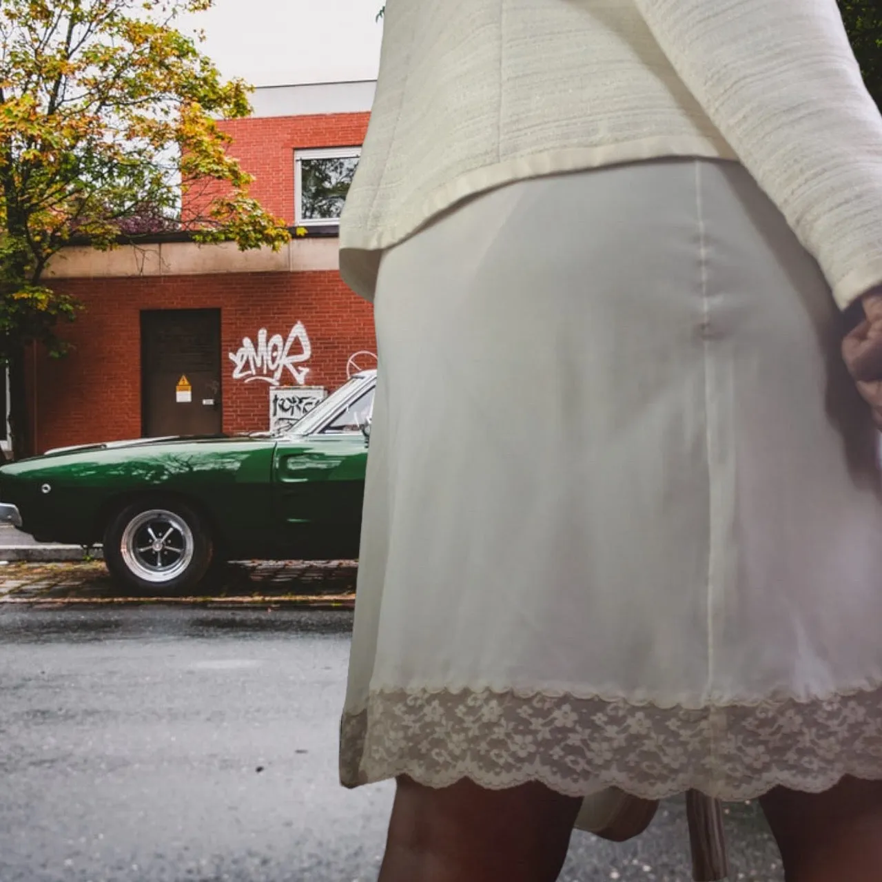 1950s Vintage Skirt Slip size M