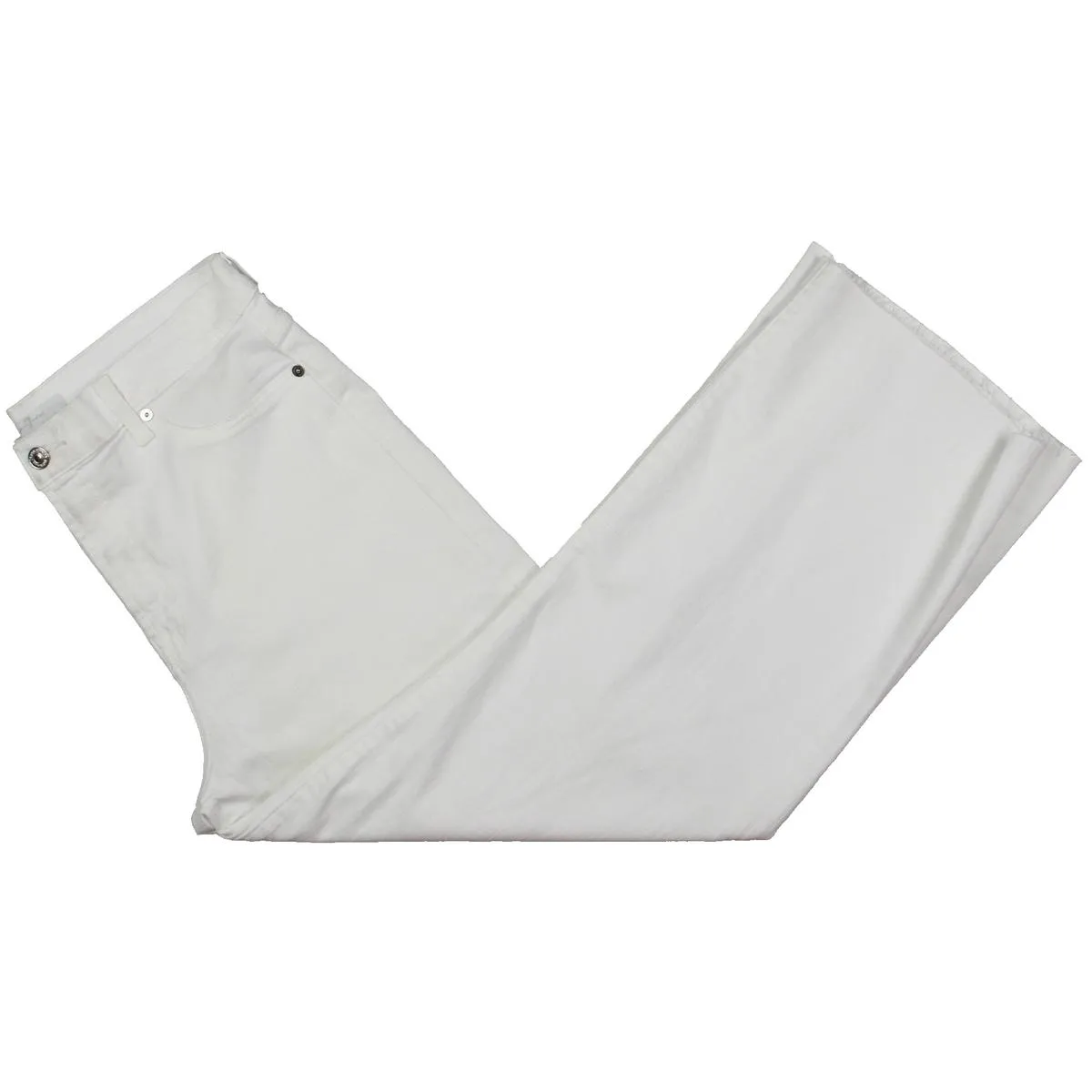 7 For All Mankind Womens Alexa Denim Cropped Trouser Jeans