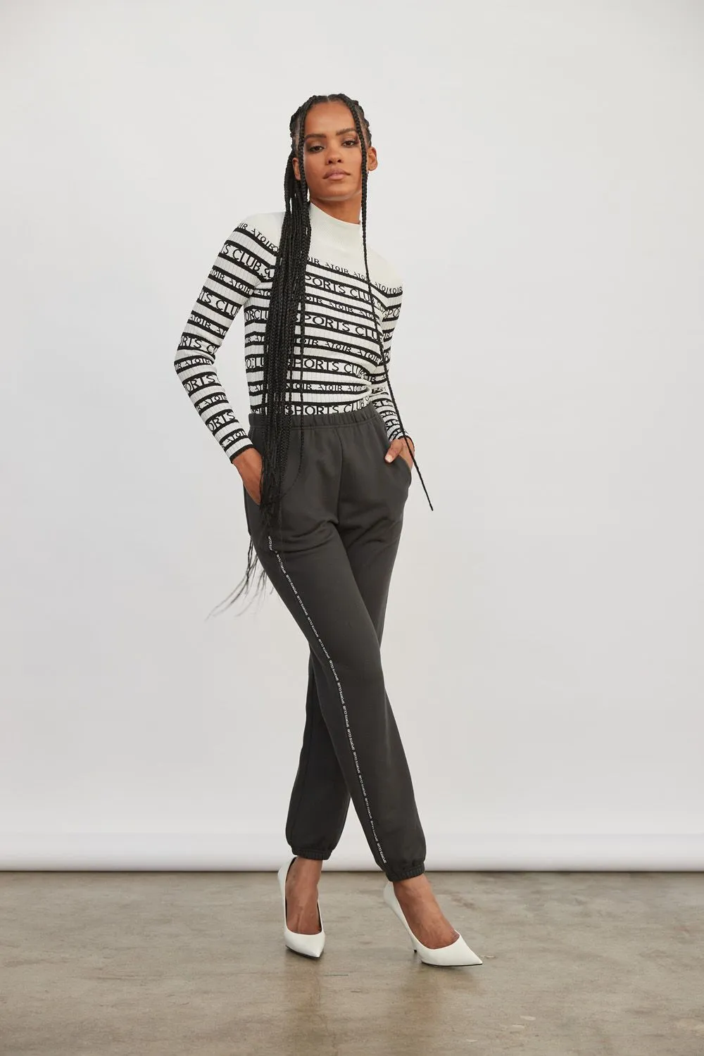ATOIR SPORTS CLUB Womens The All Star Track Pants - Vintage Black