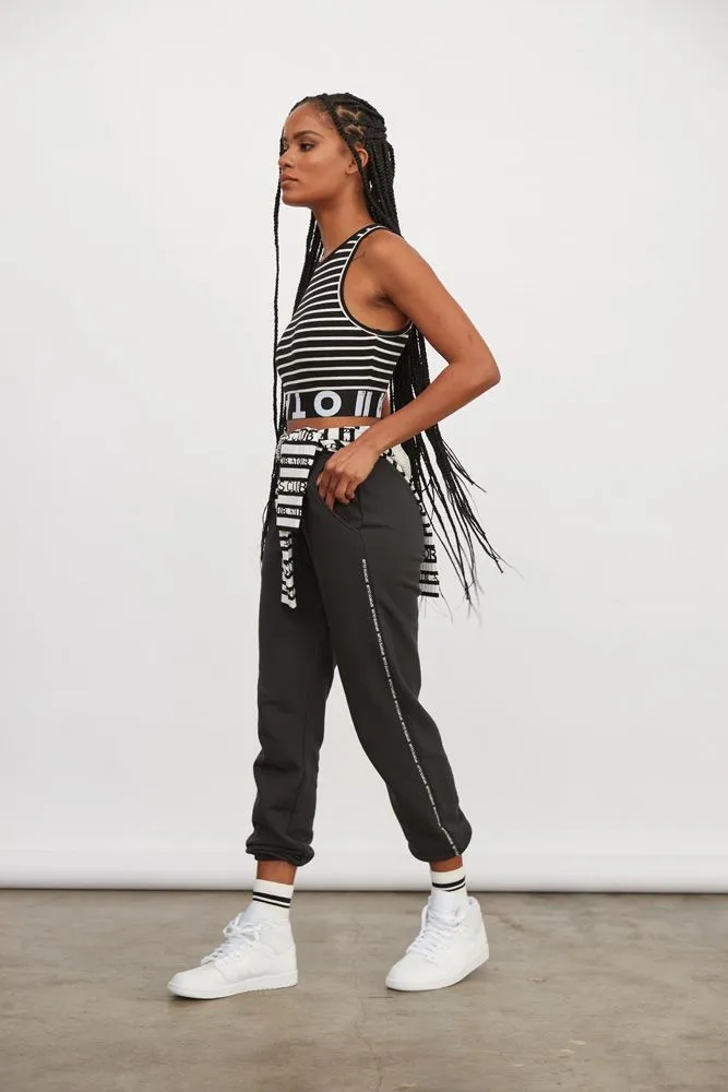 ATOIR SPORTS CLUB Womens The All Star Track Pants - Vintage Black