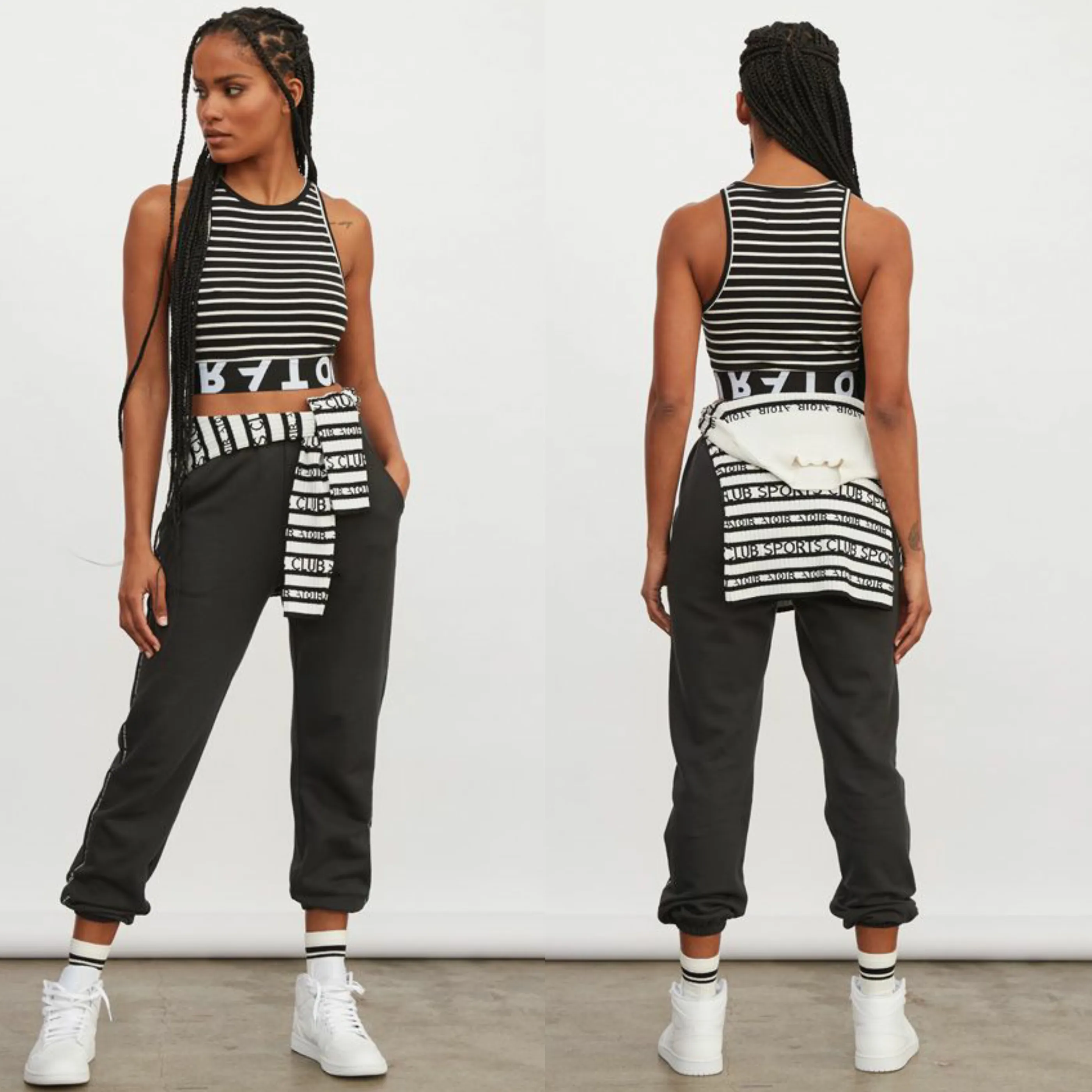 ATOIR SPORTS CLUB Womens The All Star Track Pants - Vintage Black