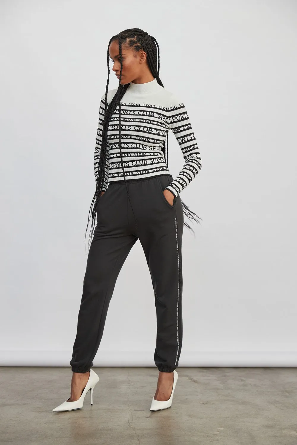 ATOIR SPORTS CLUB Womens The All Star Track Pants - Vintage Black