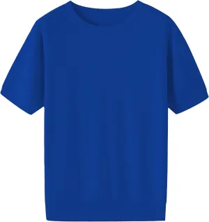 Betusline Women's Pullover Sweaters Soft TopsShort Sleeves Sweaters.