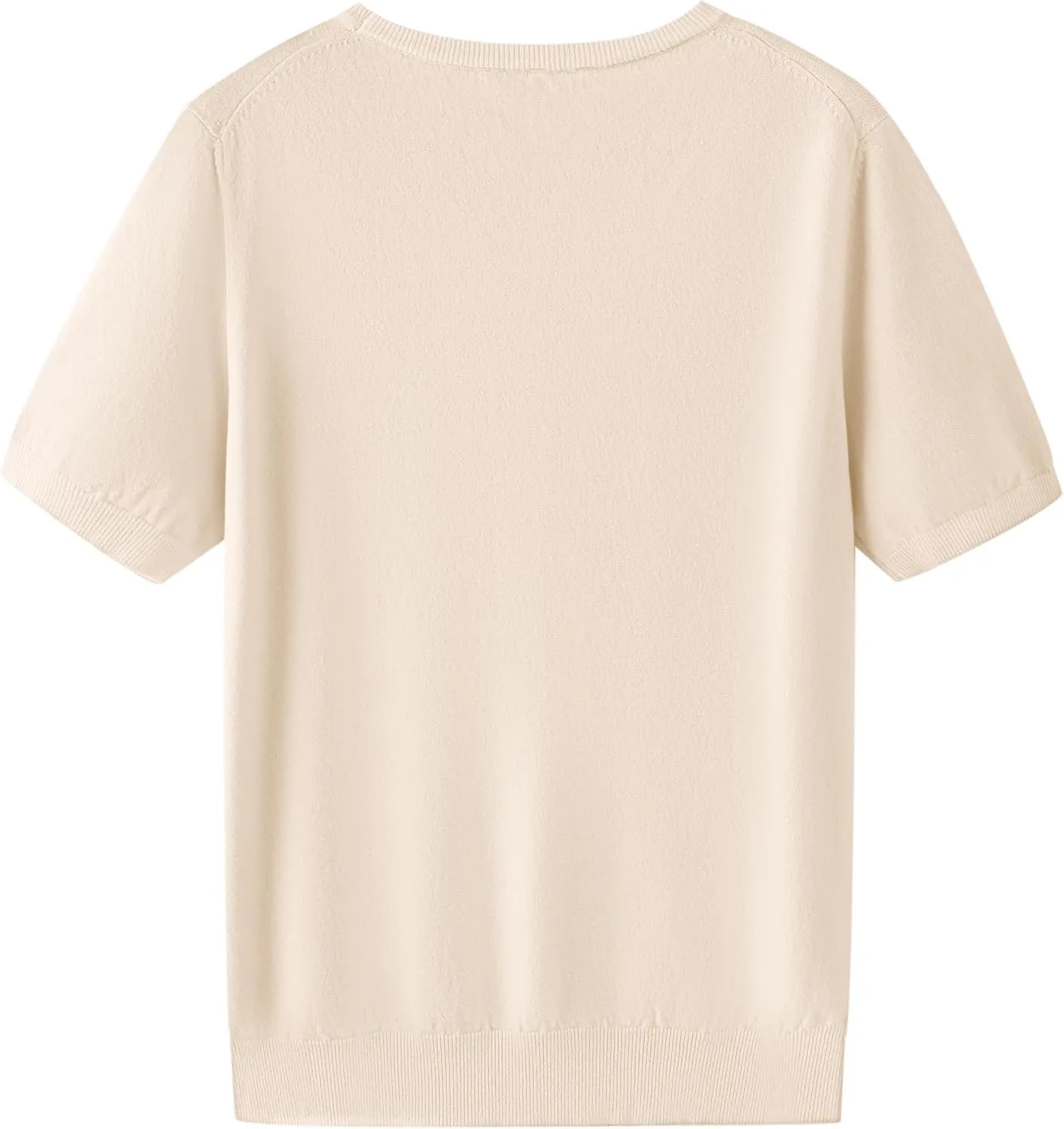 Betusline Women's Pullover Sweaters Soft TopsShort Sleeves Sweaters.