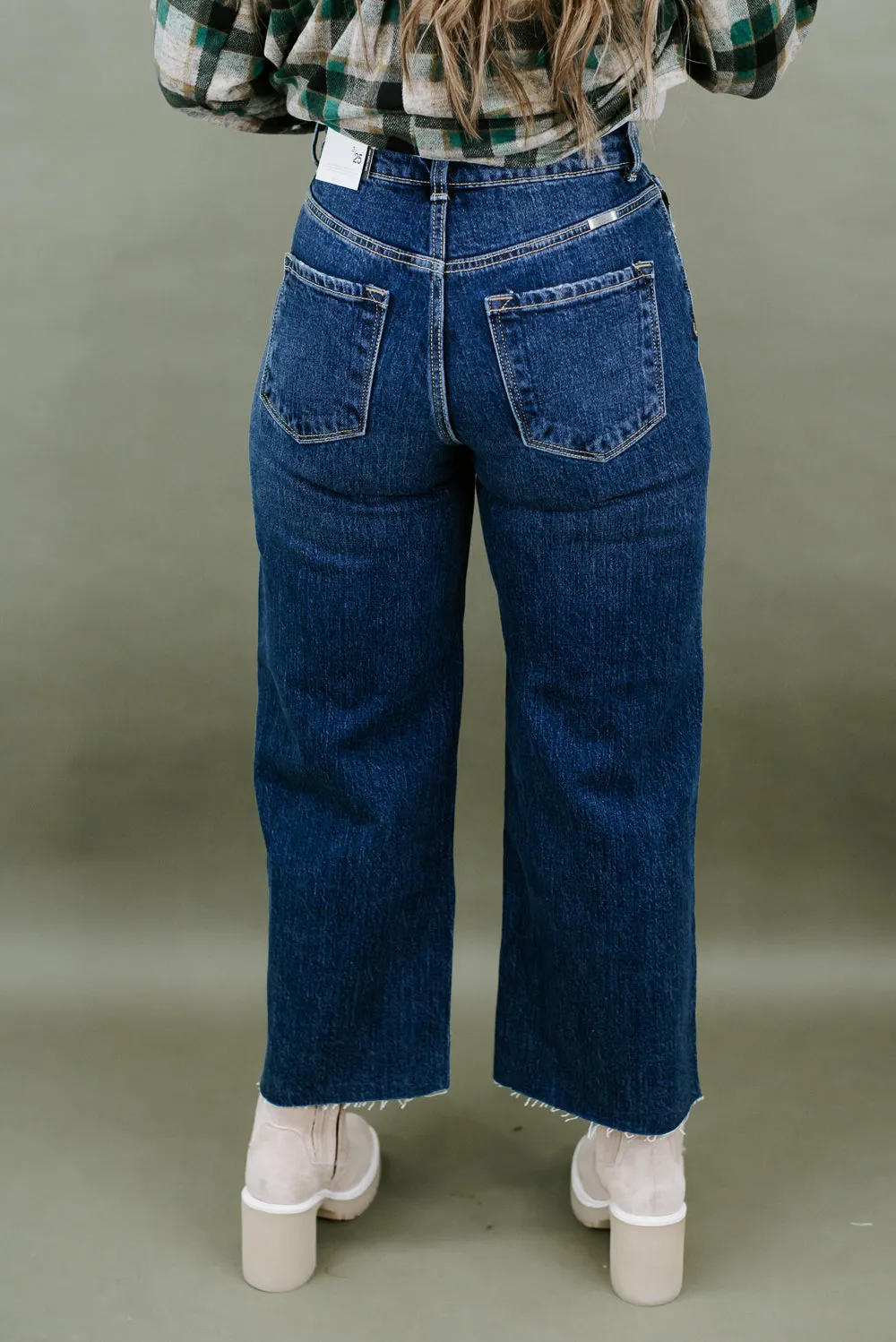 Braxton Wide Leg Pant , Dark KANCAN