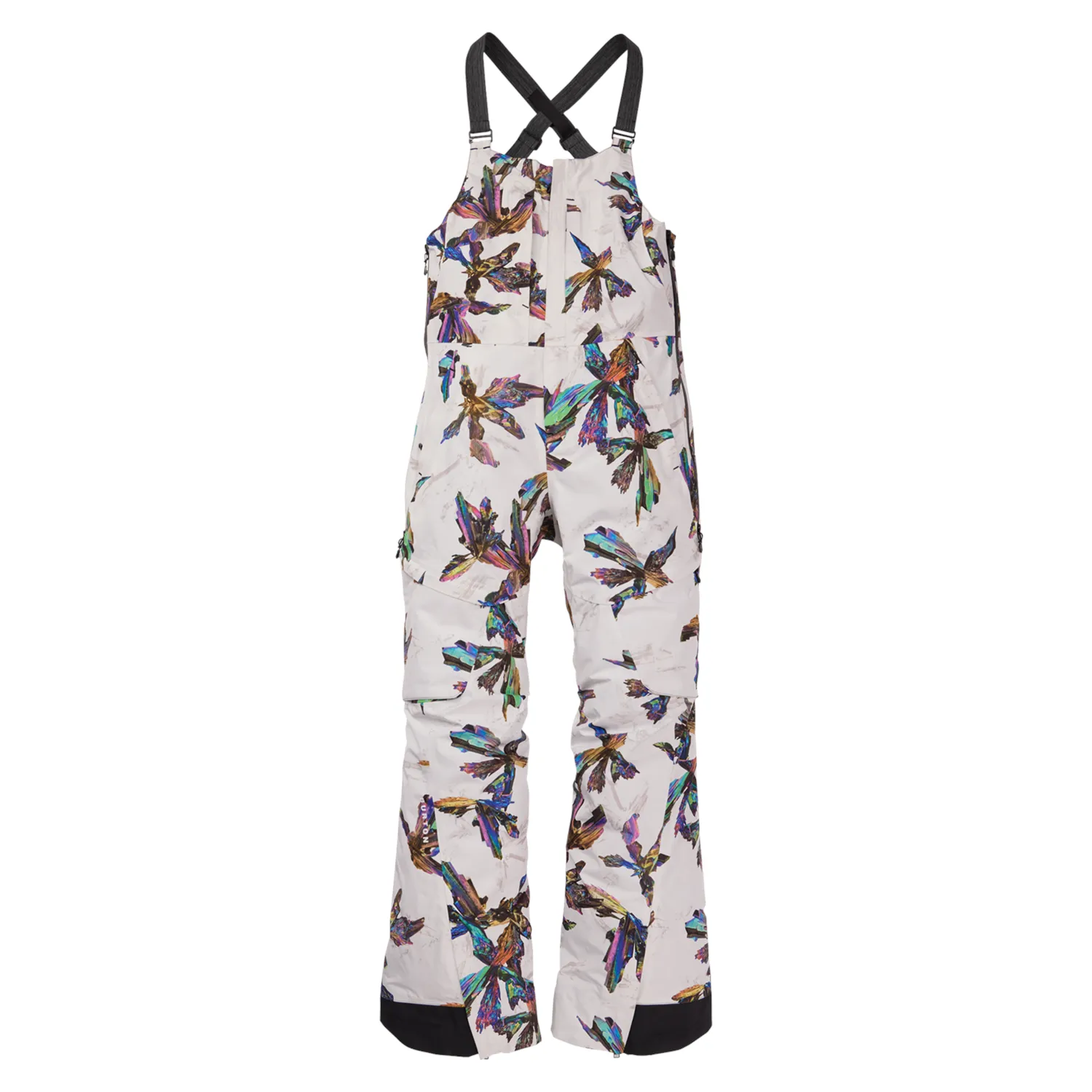 Burton AK 2L GORE-TEX Kimmy Bib Pants in Stout White Crystals