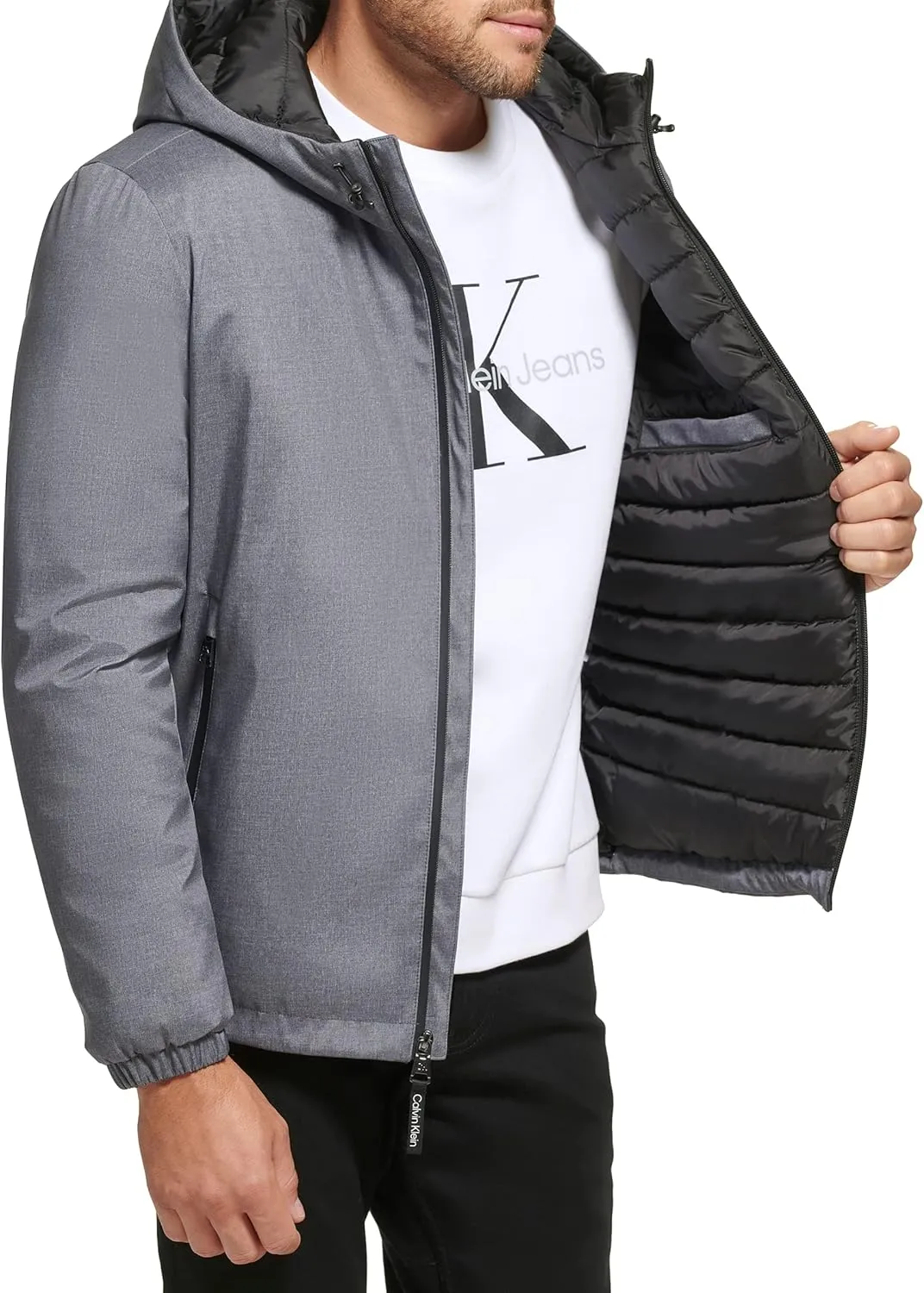 Calvin Klein Men's Hooded Windbreaker