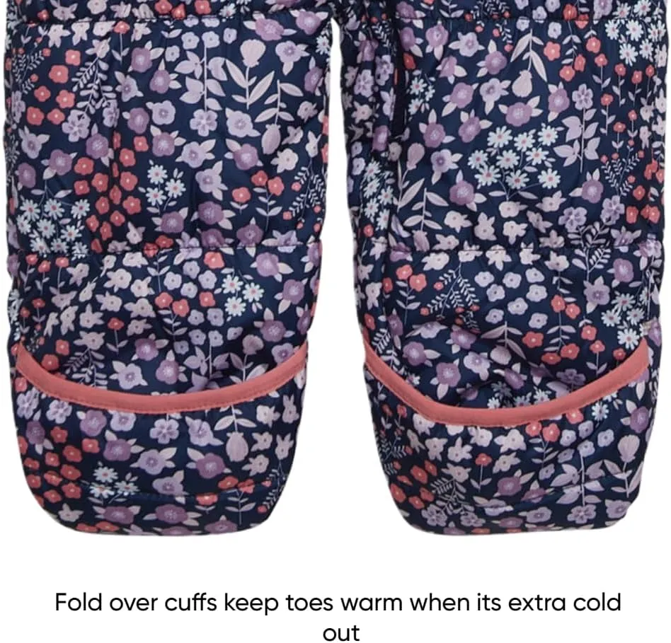 Carter's baby-girls Puffer Pram Suit  Faux Fur Trim Hooded One-piece With Cozy Insulation