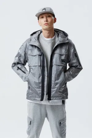 [CHALLENGER] Tyvek Pocket Full Zip Hoodie Windbreaker(Uni)_CHA3UJK0010SV
