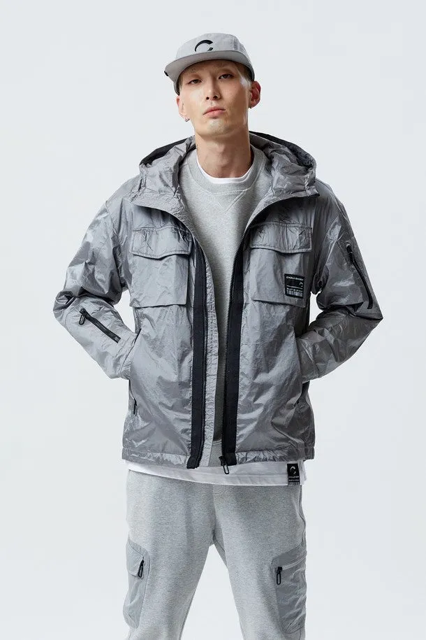 [CHALLENGER] Tyvek Pocket Full Zip Hoodie Windbreaker(Uni)_CHA3UJK0010SV
