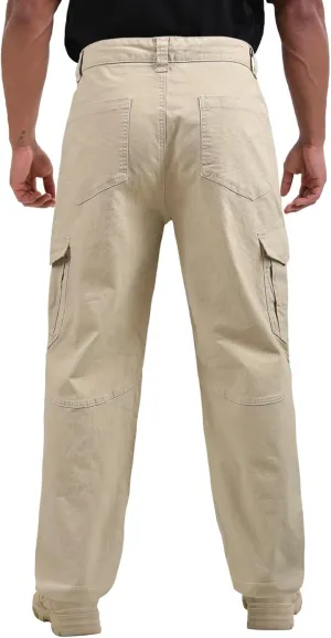 Hiking Pants Men, Water Resistant Cargo Pants, Outdoor Travel Fishing Work Pants with Deep Zipper Pockets