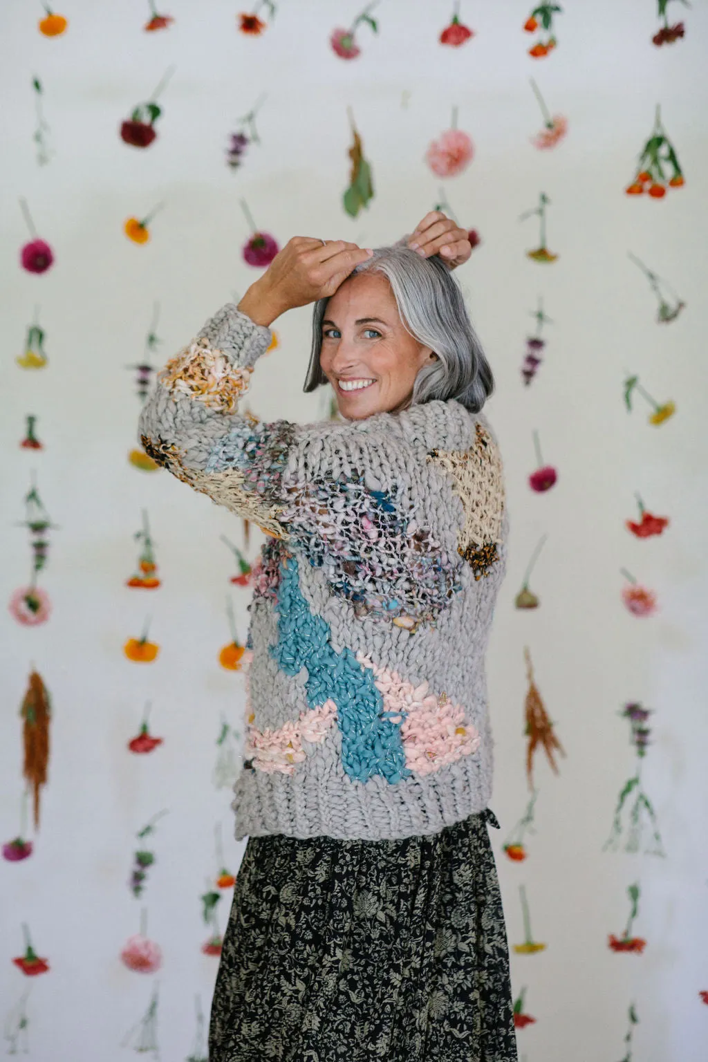 Modern Art Cardi Pattern