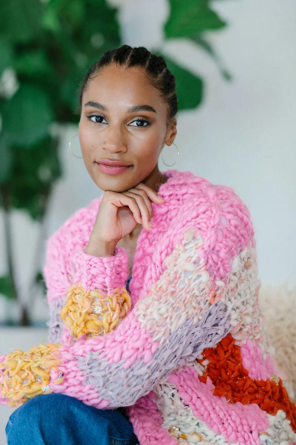 Modern Art Cardi Pattern
