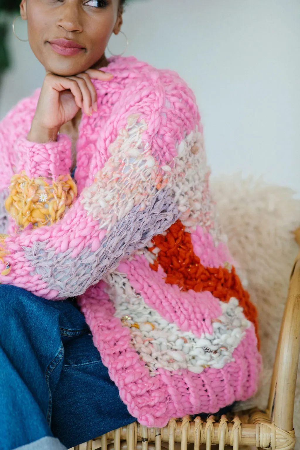 Modern Art Cardi Pattern