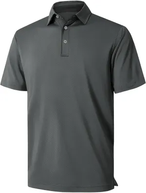 NIASHOT Mens Polo Shirt Short Sleeve Golf Sports Casual Tee
