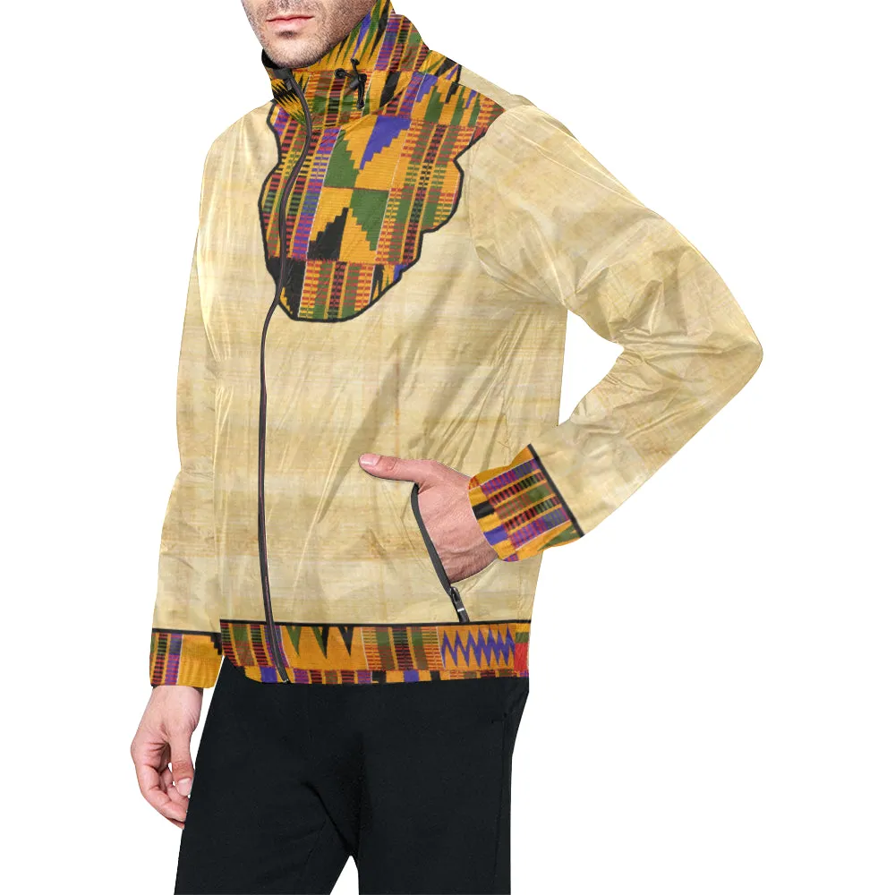 NILE VALLEY KENTE OG All Over Print Windbreaker for Unisex