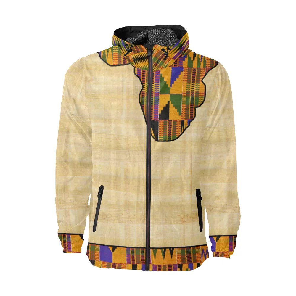 NILE VALLEY KENTE OG All Over Print Windbreaker for Unisex