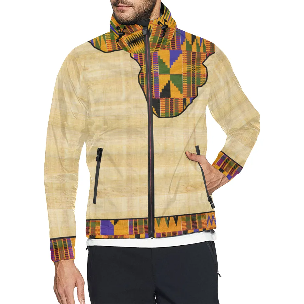 NILE VALLEY KENTE OG All Over Print Windbreaker for Unisex