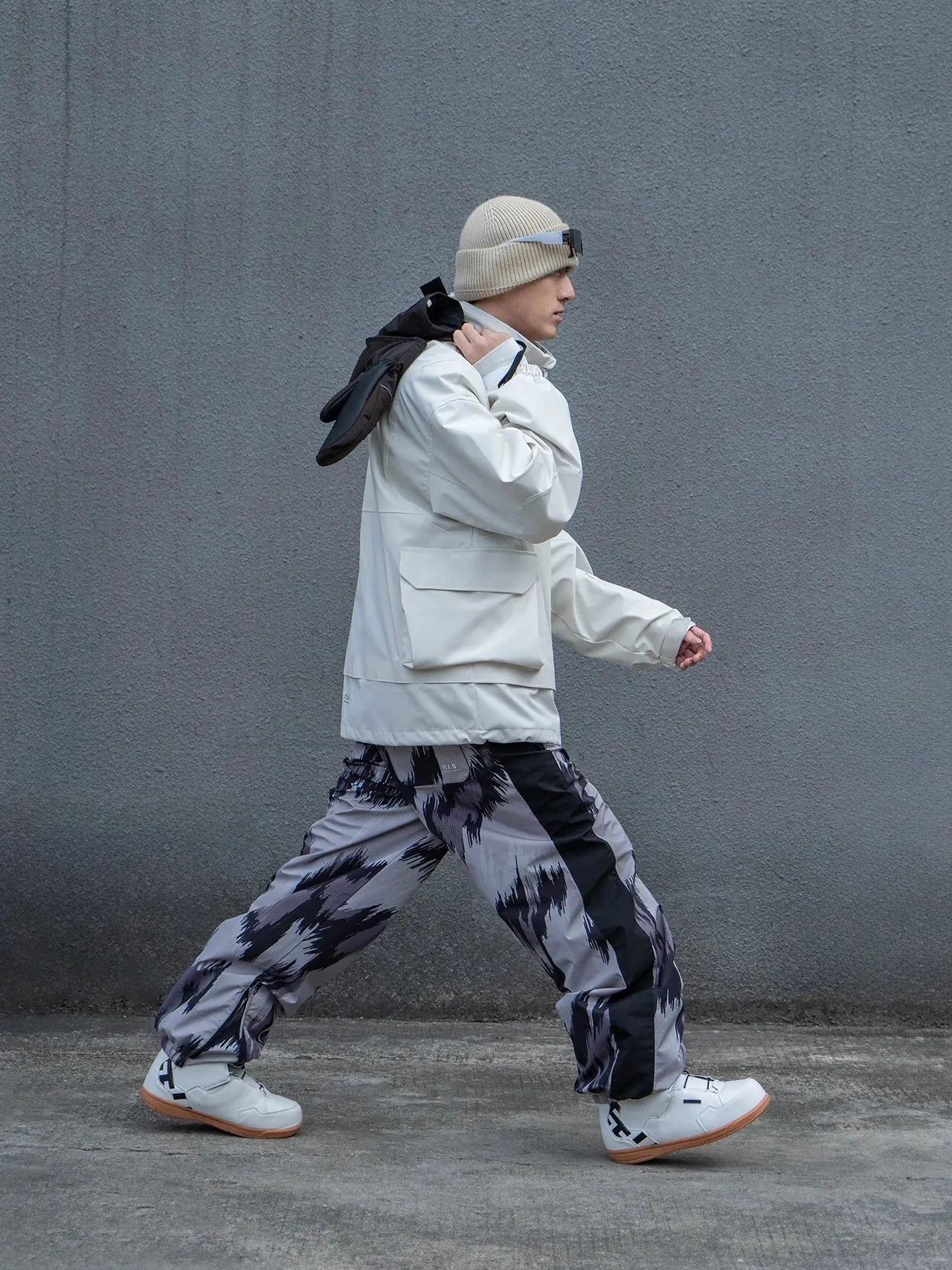 NIS Leopard Print Shell Snow Pants - Unisex