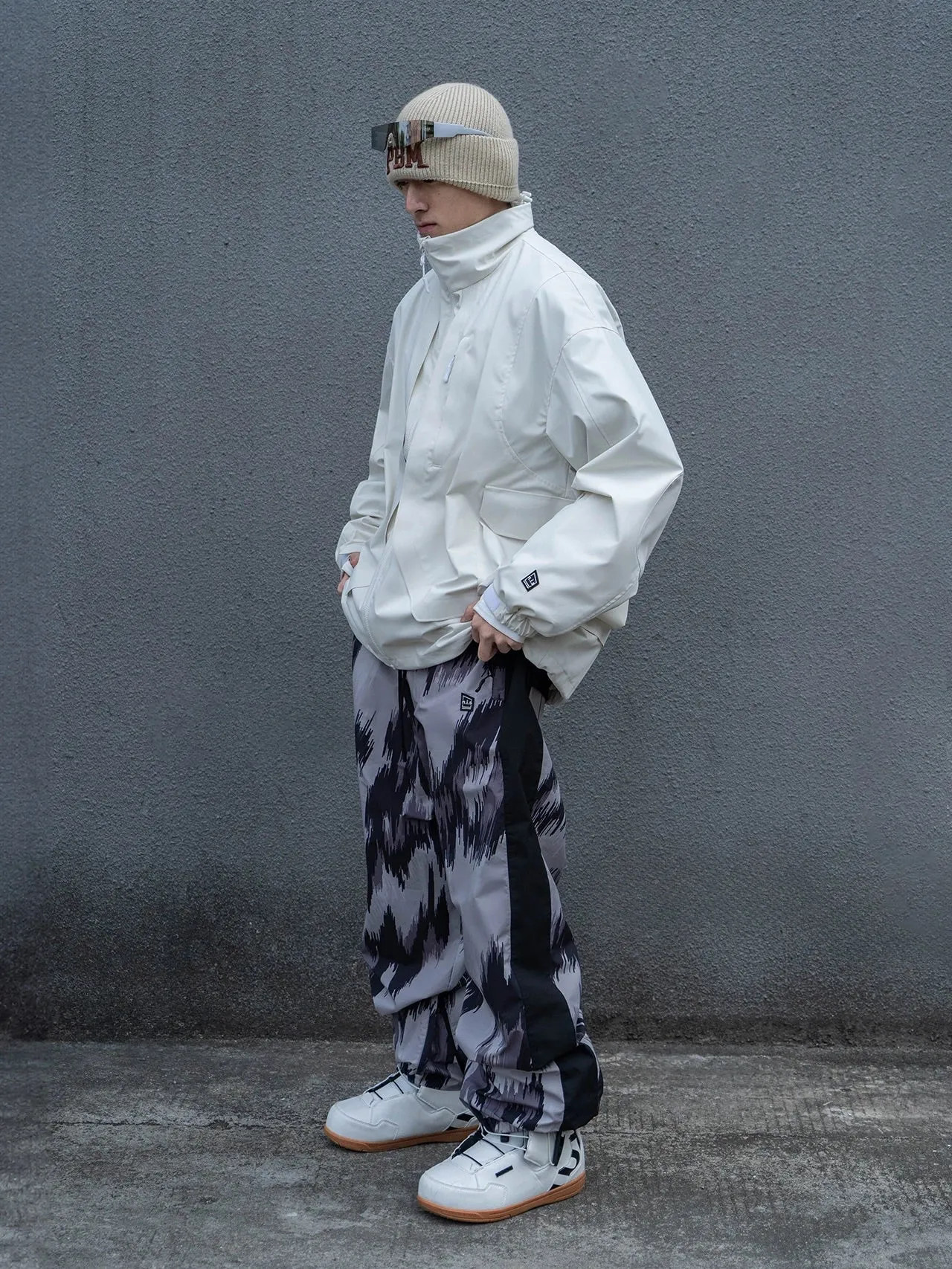 NIS Leopard Print Shell Snow Pants - Unisex