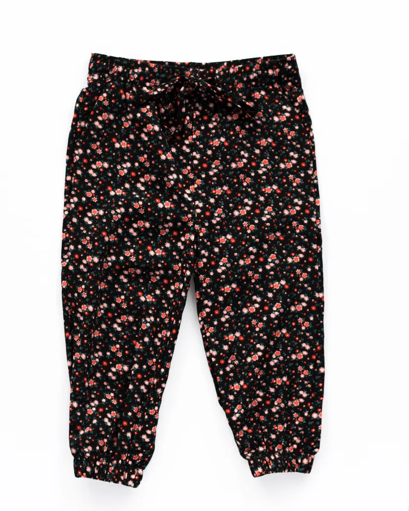 Noah Joggers- Black Multi Floral