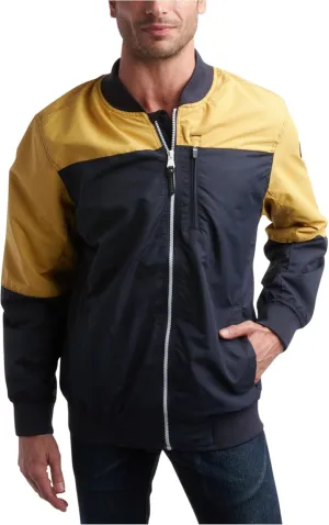 Perry Ellis Men's Jacket - Lightweight Windbreaker - Zip Spring Golf Jacket - Water Resistant Bomber Jacket for Men (S-XXL)