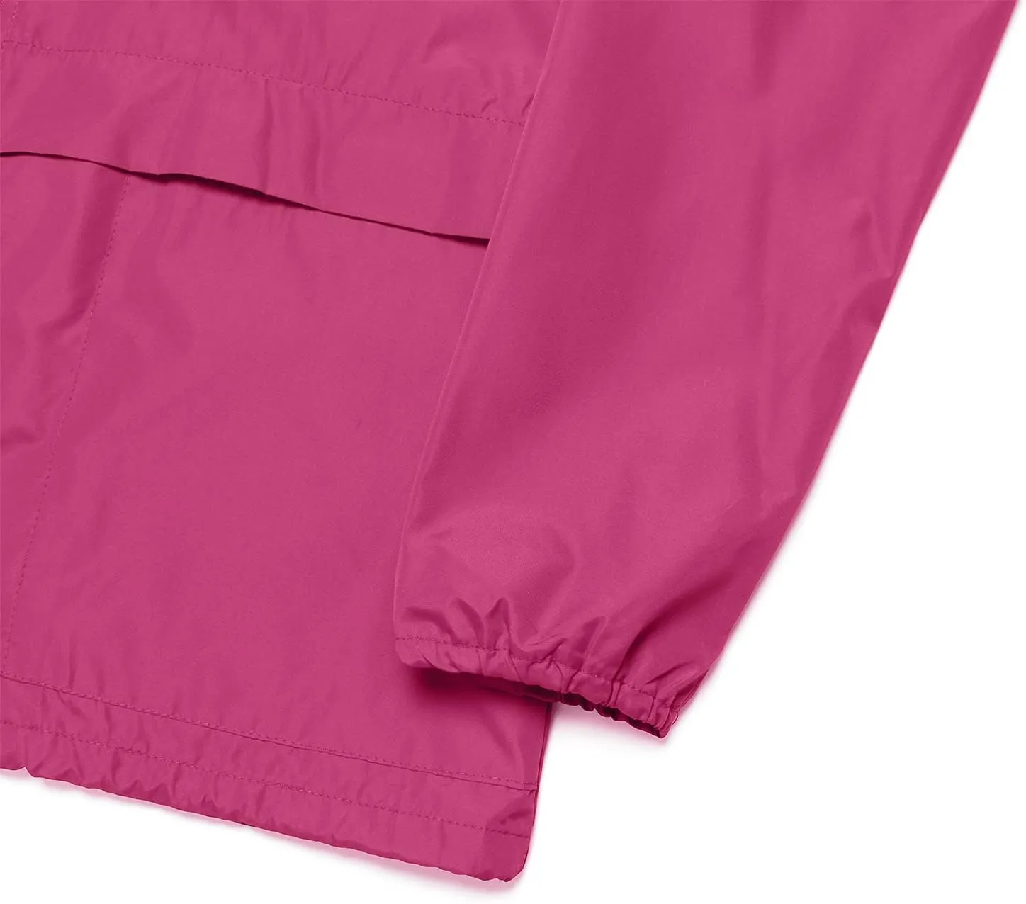 PESION Women's Waterproof Raincoat Lightweight Rain Jacket Hooded Windbreaker with Pocket for Outdoor
