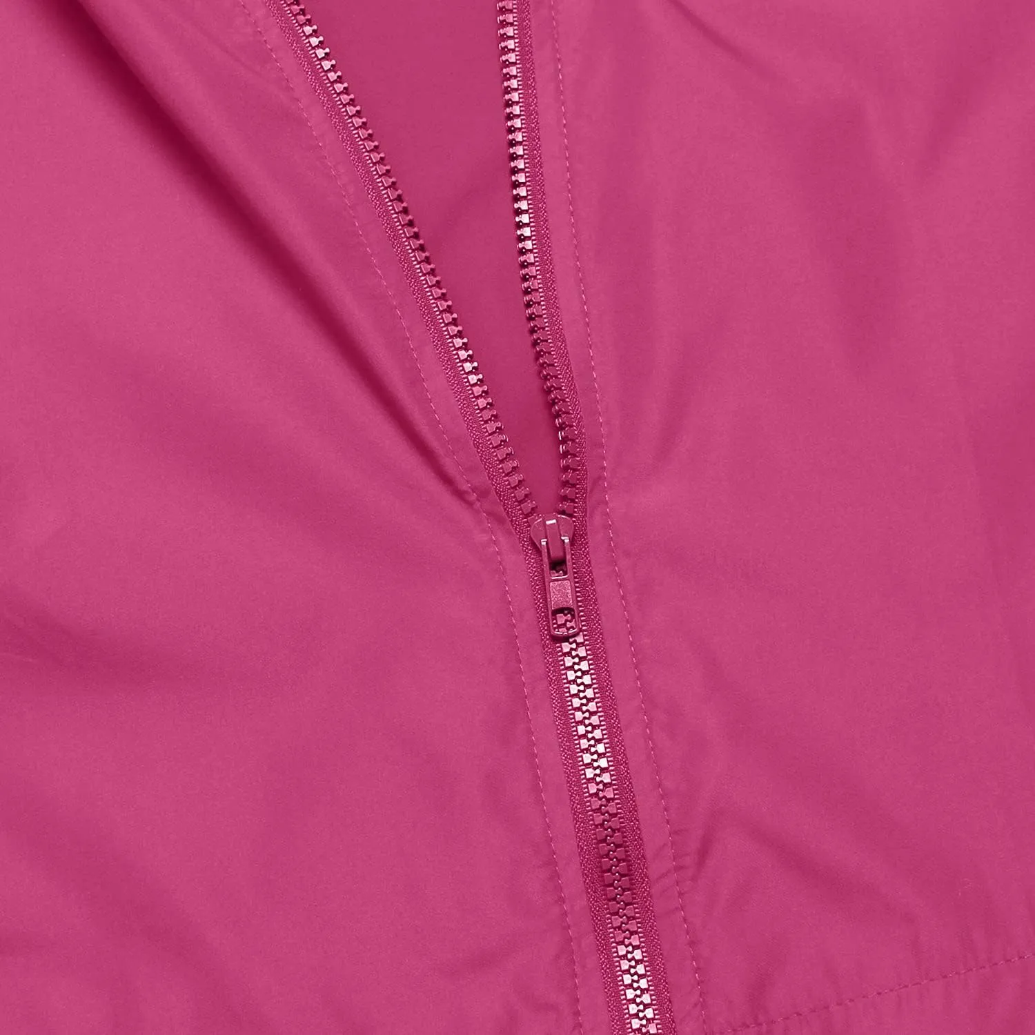 PESION Women's Waterproof Raincoat Lightweight Rain Jacket Hooded Windbreaker with Pocket for Outdoor