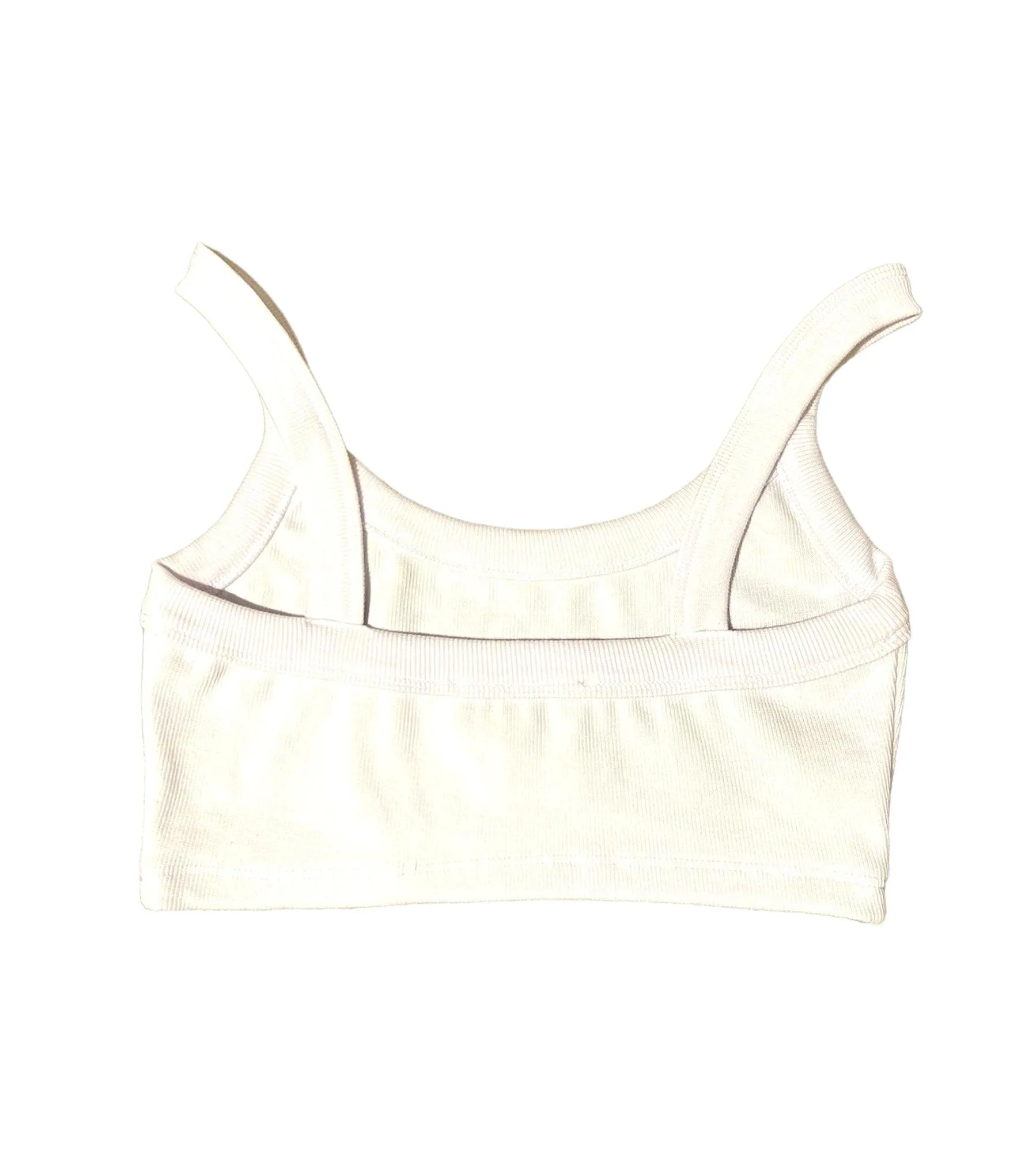 Signature 8 Ribbed Lounge Cotton Crop Top