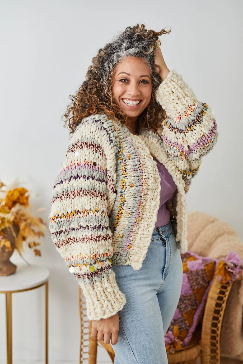 Sunbeam Stripe Cardi Pattern