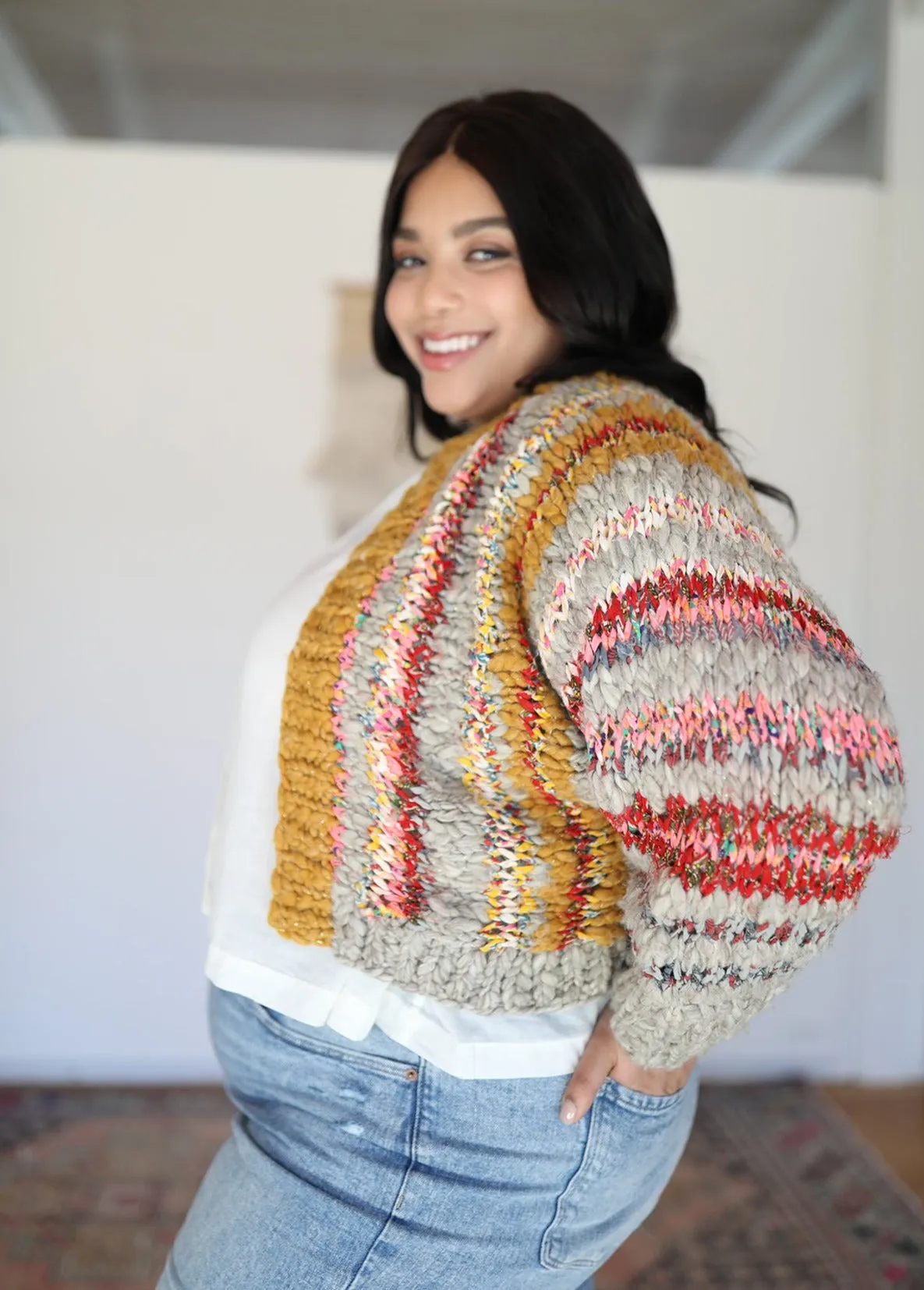 Sunbeam Stripe Cardi Pattern