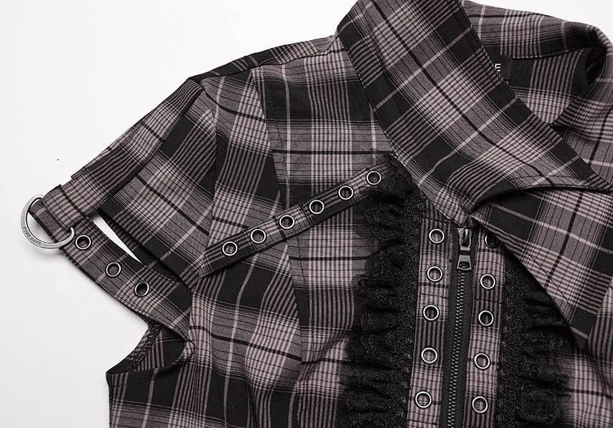 Uriah Tartan [Baby Pink/Black] | SHIRT