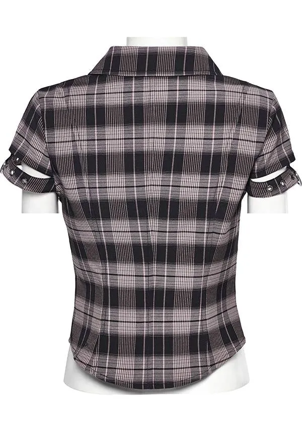 Uriah Tartan [Baby Pink/Black] | SHIRT