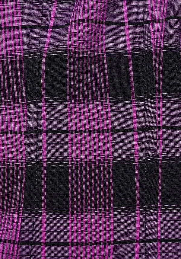 Uriah Tartan [Magenta/Black] | SHIRT*